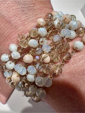 Stella & Ruby Bruno Beaded Crochet Bracelet